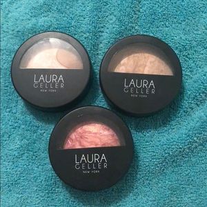 Laura Geller bronzer, blush, and highlight